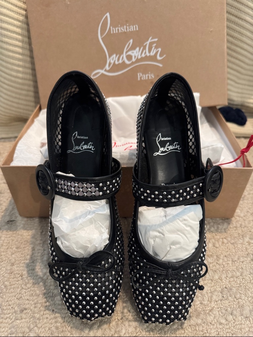 Louboutin ballet flats
